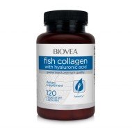 Biovea Fish Collagen & Hyaluronic Acid - Рибен Колаген + Хиалуронова Киселина за стави 120 капсули