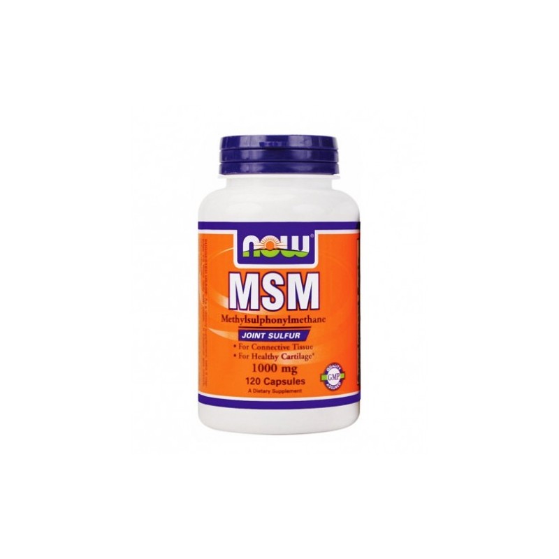 NOW MSM 1000 mg 120 капсули - Липсата на нужните количества сяра в организма може да възпрепятства нормалното му функциониране. Как да си набавим необходимите нива и може ли хранителната добавка MSM 1000 мг 120 капсули на Now Foods да ни помогне? Без