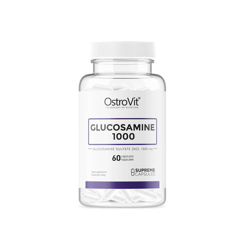 OstroVit Glucosamine Sulfate 60 капсули - OstroVit Supreme Capsules Глюкозамин 1000 60 капсOstroVit Supreme Capsules Глюкозамин 1000 е най-висококачествената хранителна добавка, която е източник на глюкозамин. Продуктът е предназначен за физически активни