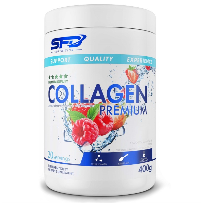 SFD Collagen Premium Powder 400 г - Collagen Premium е създаден в отговор на нуждите на нашите клиенти! Болки в ставите? Проблеми с правилната регенерация? Чести наранявания? Независимо дали се борите с тези проблеми или предпочитате да им противодействат