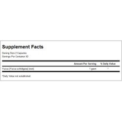 SWANSON Yucca Root 500 mg 100 капсули