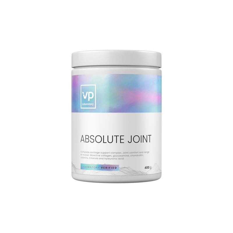VPLab Absolute Joint Powder 400 г, VP Laboratory Absolute Joint - Ставен Комплекс, Хранителни добавки за стави, кости и сухожилия VPLab Absolute Joint Powder 400 г - За да разтърсите атлетично тяло или да запазите здравето си в по-напреднала възраст, Absolute Joint е това, от което се нуждаете, за да поддържате ставите си на върхова производителност. Само една доза на ден от тази въ