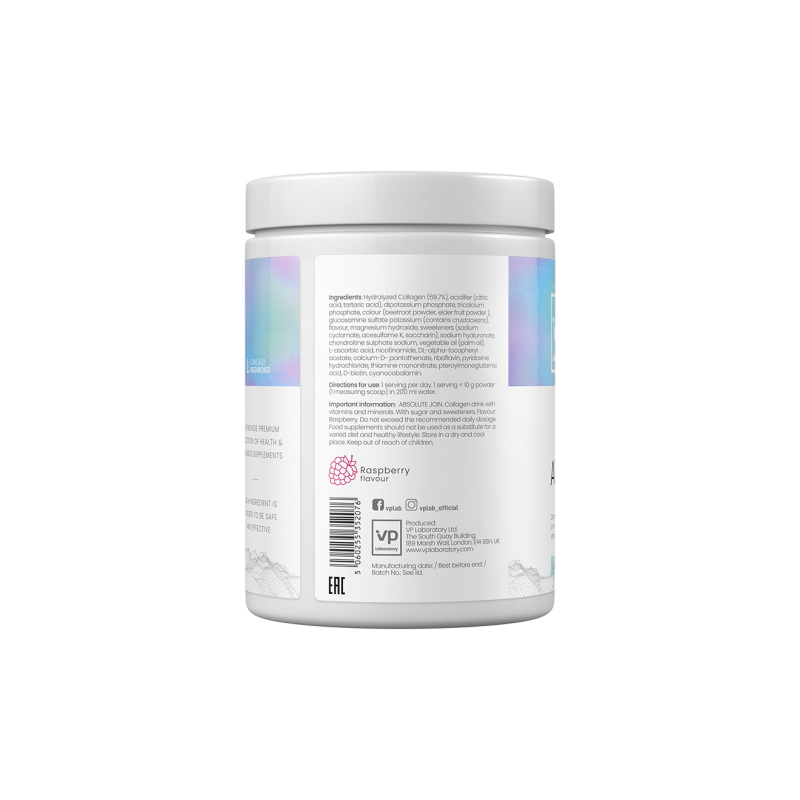 VPLab Absolute Joint Powder 400 г, VP Laboratory Absolute Joint - Ставен Комплекс, Хранителни добавки за стави, кости и сухожилия VPLab Absolute Joint Powder 400 г - За да разтърсите атлетично тяло или да запазите здравето си в по-напреднала възраст, Absolute Joint е това, от което се нуждаете, за да поддържате ставите си на върхова производителност. Само една доза на ден от тази въ