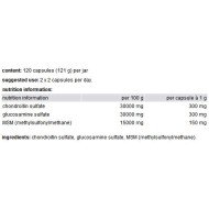 WEIDER Glucosamine & Chondroitin + MSM 120 капсули
