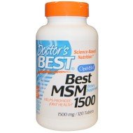 Doctor`s Best Best MSM 1500 mg 120 таблетки